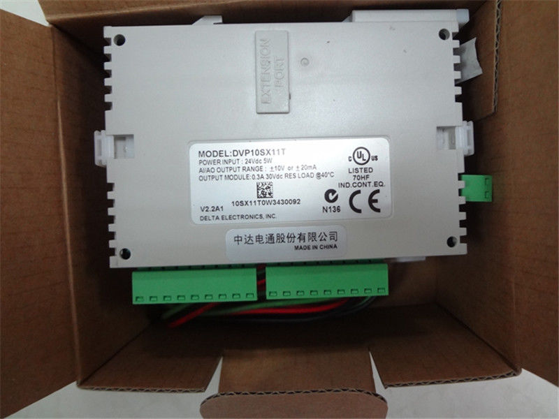 DVP10SX11T Delta SX series Analog PLC DI4 AI2 DO2 AO2 Transistor 24VDC n