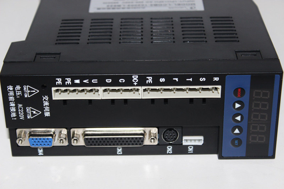 single phase 220V 750W 0.75KW 3.5N.m 2000rpm 80mm AC servo motor drive k