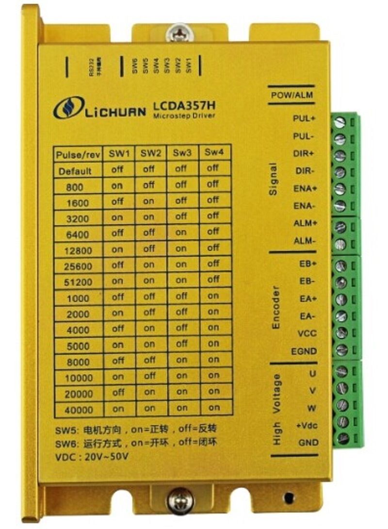 NEMA23 2N.m 3-Phasen-Easy-Servo Schrittmotorantriebskit CNC DC
