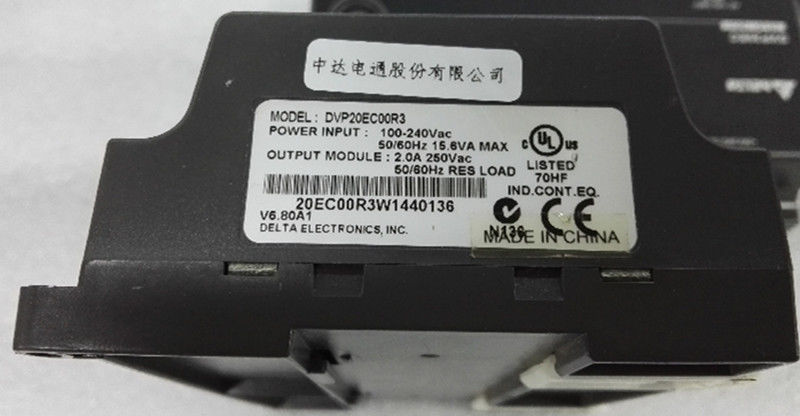 DVP20EC00R3 Delta EC3 Series Standard PLC DI 12 DO 8 Relay 100-240VAC ne