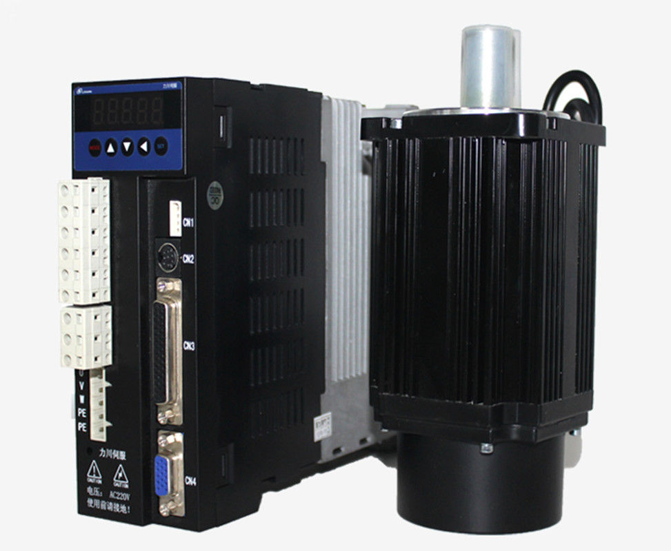 3 Phasen 220 V 1000 W 1 kW 4 Nm 2500 U/min 130 mm AC-Servomotor-Antriebssatz 2500 PP