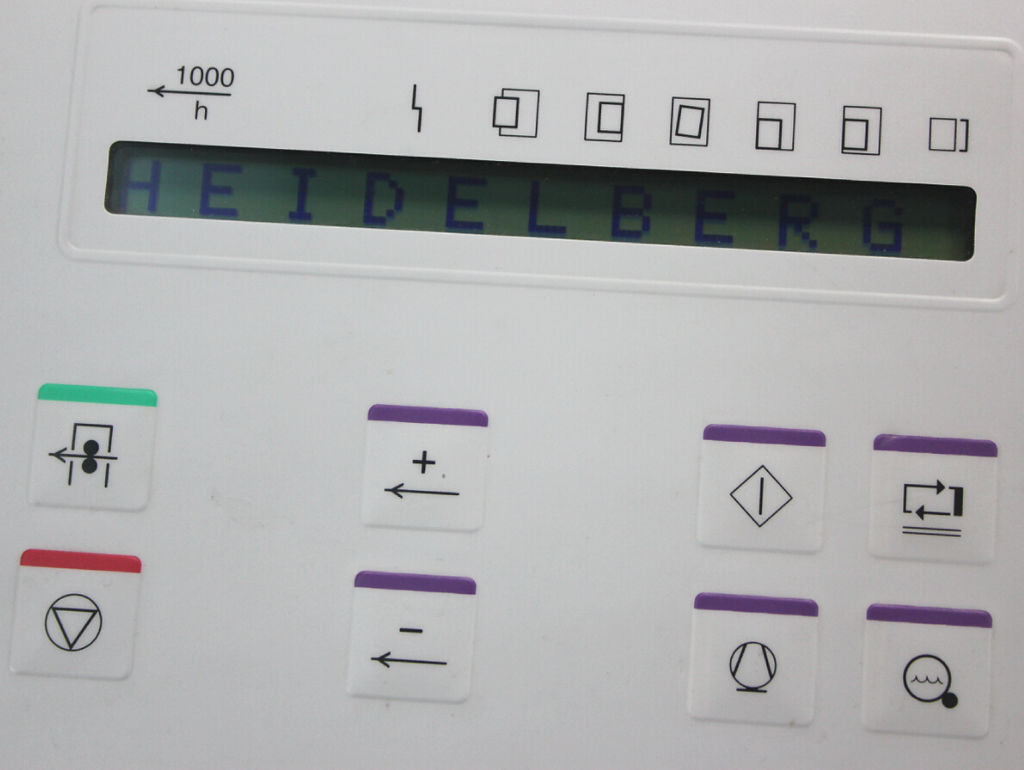MID2004 00.781.2196 00.781.4974 Heidelberg Feeder LCD-Modul BAU-kompatibel