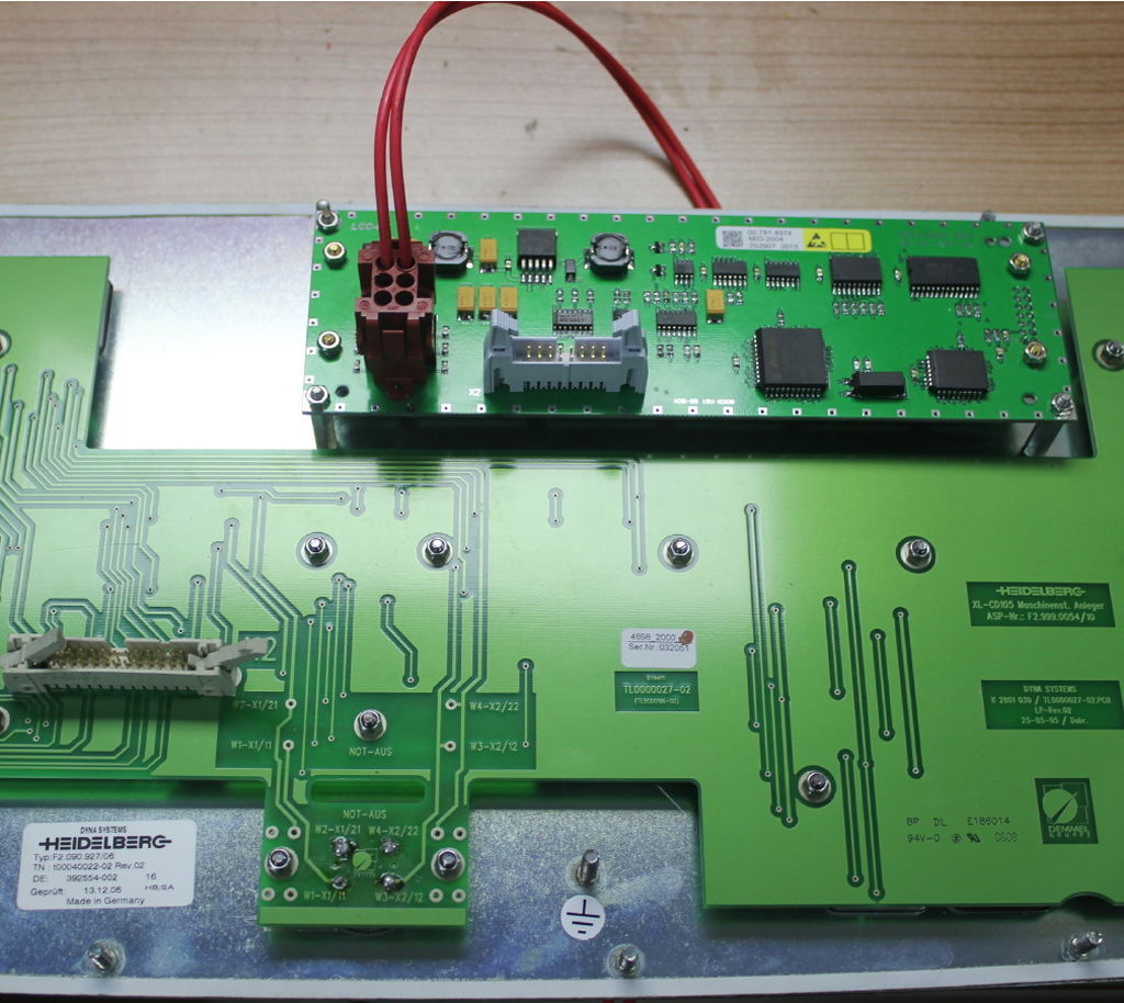 MID2004 00.781.2196 00.781.4974 Heidelberg Feeder LCD-Modul BAU-kompatibel
