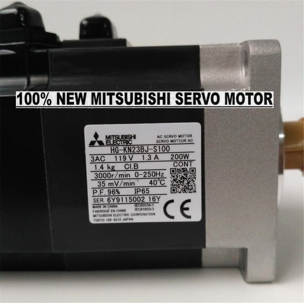 Neuer Mitsubishi 200W Servomotor HG-KN23BJ-S100 HGKN23BJS100