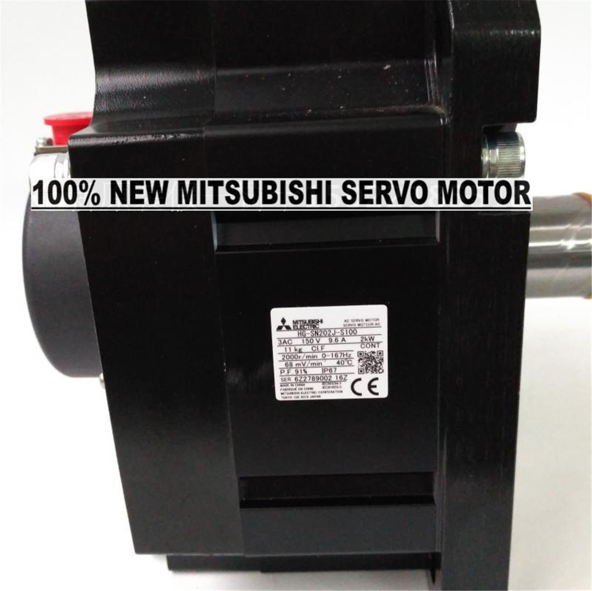 Mitsubishi 2,0 kW Servomotor der HG-SN-Serie HG-SN202J-S100 HGSN202JS100
