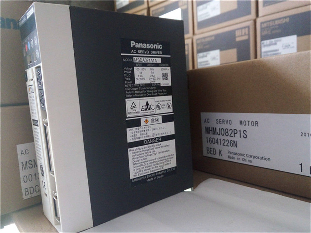 Neuer PANASONIC 200W AC MINAS A-SERIES Servoantrieb MSDA021A1A