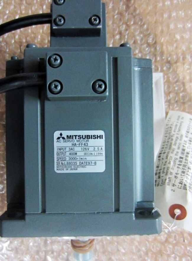 Neuer Mitsubishi 3000RPM 400W Servomotor HA-FF43 HAFF43