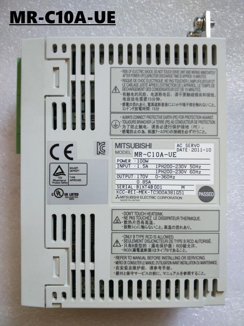 neuer Mitsubishi Servoantrieb MR-C10A-UE im Karton MRC10AUE