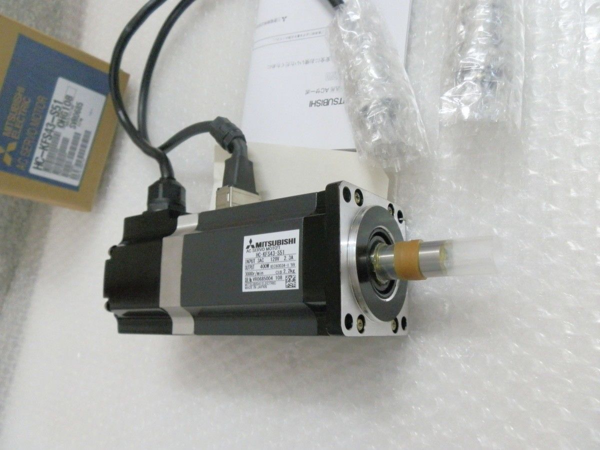 Brandneuer MITSUBISHI SERVOMOTOR HC-KFS43-S51 in Box HCKFS43S51