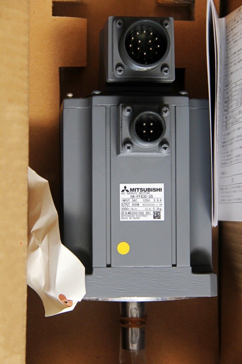 NEUER Mitsubishi-Servomotor HA-FF63C-S5 IM KASTEN HAFF63CS5