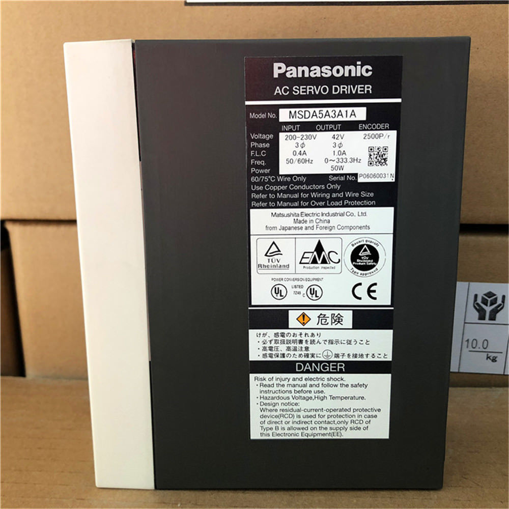 Neuer PANASONIC MINAS A-SERIES 50W AC-Servoantrieb MSDA5A3A1