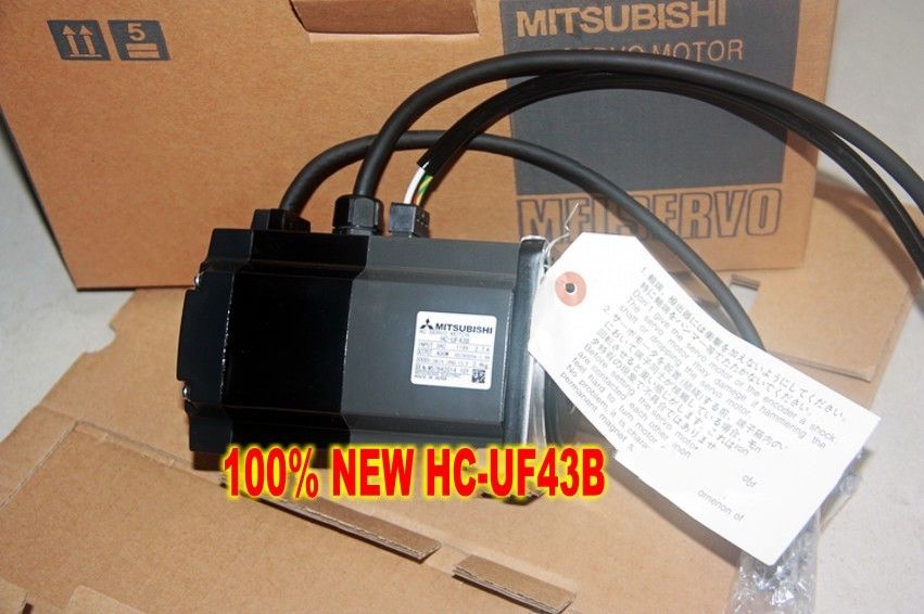 Brandneuer Mitsubishi SERVOMOTOR HC-UF43B EINGANG: 2,7 AMP 3 PHASE 119 V