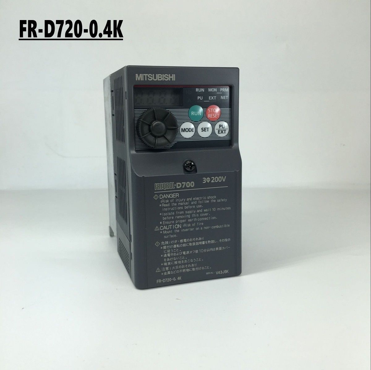 Brandneuer MITSUBISHI Wechselrichter FR-D720-0.4K in Originalverpackung FRD720 0.4K