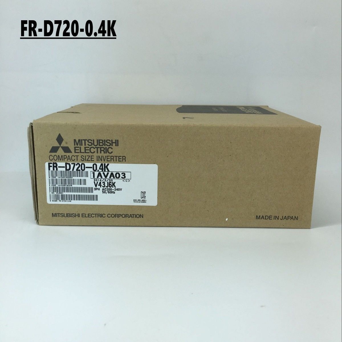 Brandneuer MITSUBISHI Wechselrichter FR-D720-0.4K in Originalverpackung FRD720 0.4K