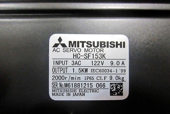 Nagelneuer Mitsubishi SERVOMOTOR HC-SF153K in Box HC-SF153K