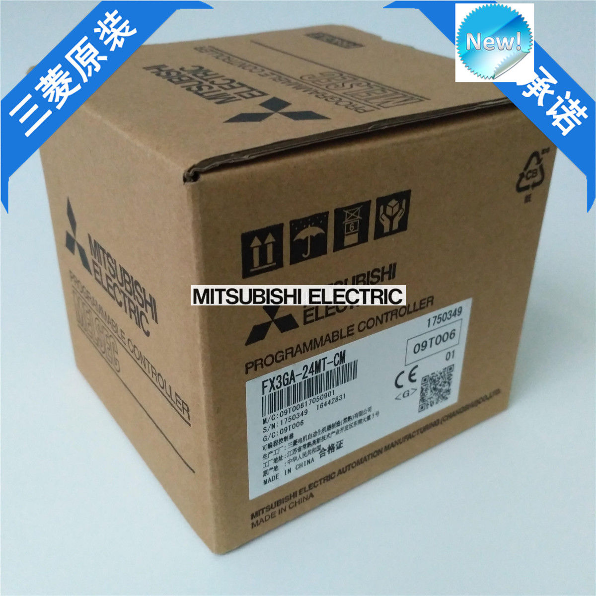 Neue Mitsubishi SPS FX3GA-24MT-CM In Box FX3GA24MTCM