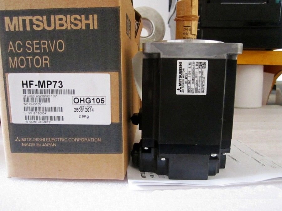 Neu Mitsubishi Servomotor HF-MP73B 0,75 KW LEISTUNG 3000 U/minHF-MP73B IN BOX HFMP73B