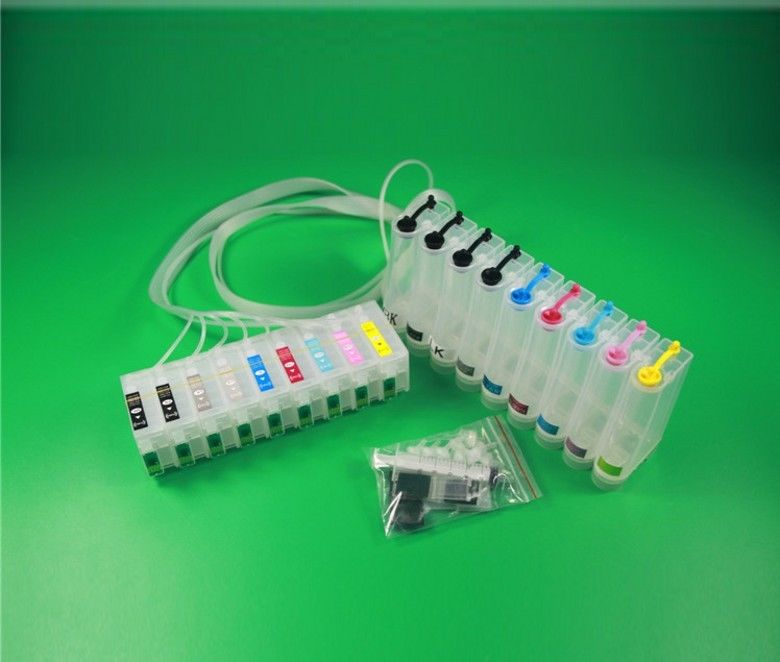 Empty CISS ink system for Epson Surecolor P600 printer with ARC; T7601-T7609