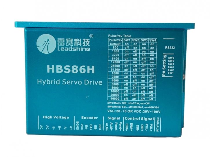 DSP Schrittantrieb HBS86H NEMA34 Motor Hybrid-Servo 30-100VDC 8A Leadshine