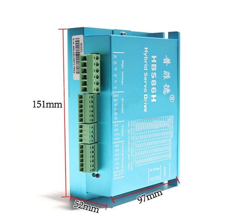 DSP Schrittantrieb HBS86H NEMA34 Motor Hybrid-Servo 30-100VDC 8A Leadshine