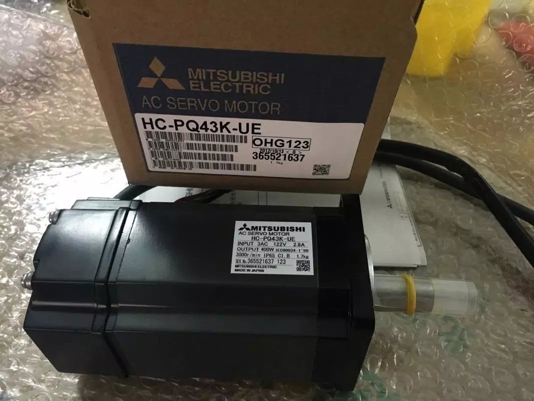 MITSUBISHI SERVO MOTOR HC-PQ43-UE HC-PQ43B-UE HC-PQ43K-UE HC-PQ43BK-UE IN BOX