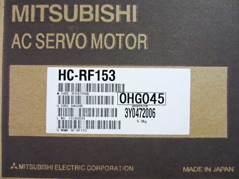MITSUBISHI SERVOMOTOR HC-RF153 HCRF153 HC-RF153B HCRF153B NEU im Karton