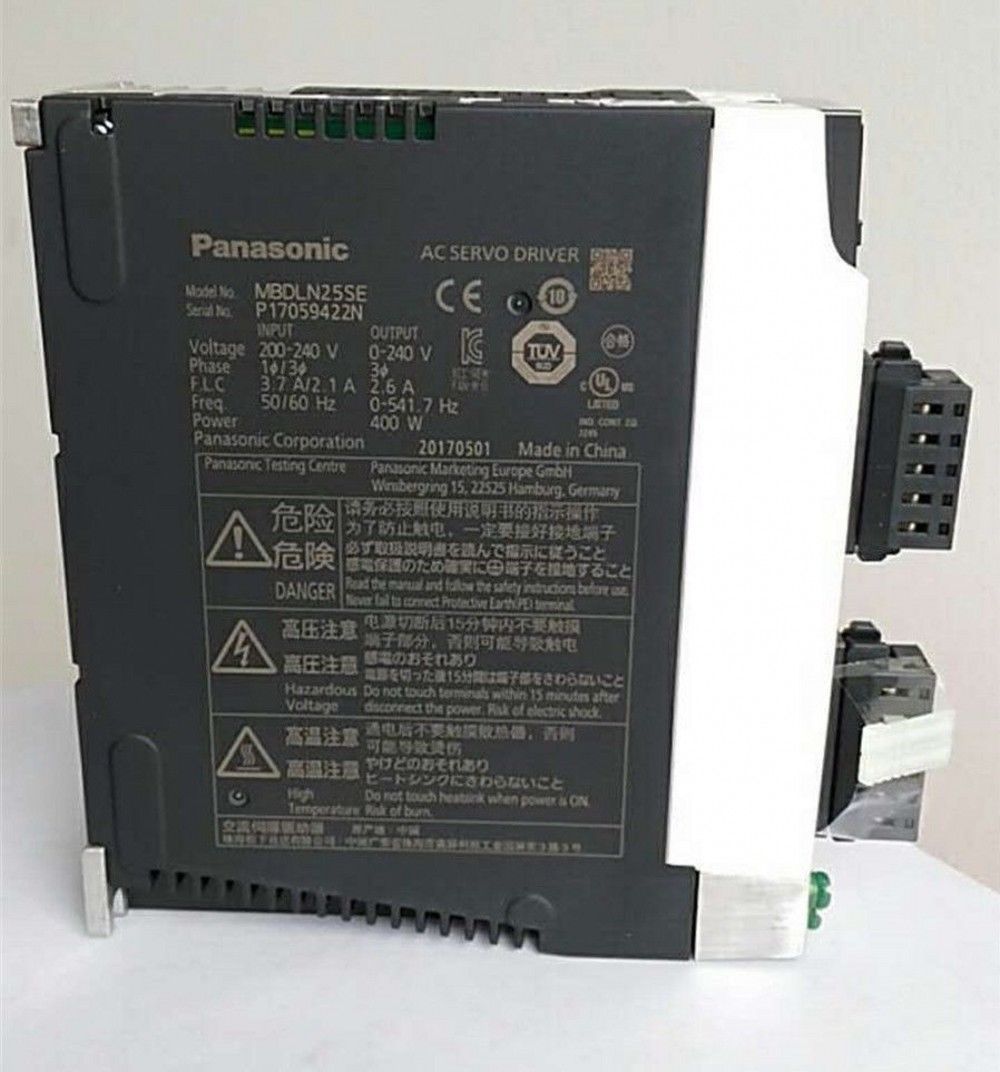 Neuer PANASONIC 400W 200V AC-Servoantrieb MBDLN25SE