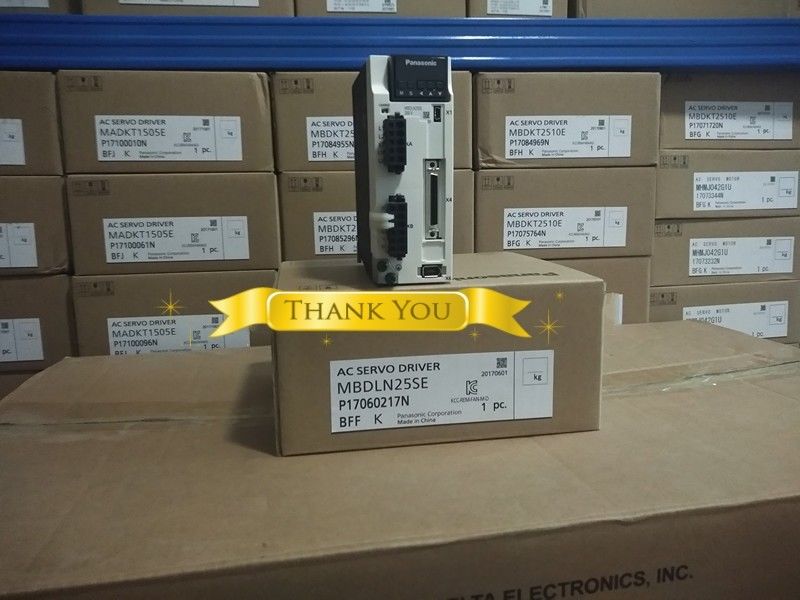 Neuer PANASONIC 400W 200V AC-Servoantrieb MBDLN25SE