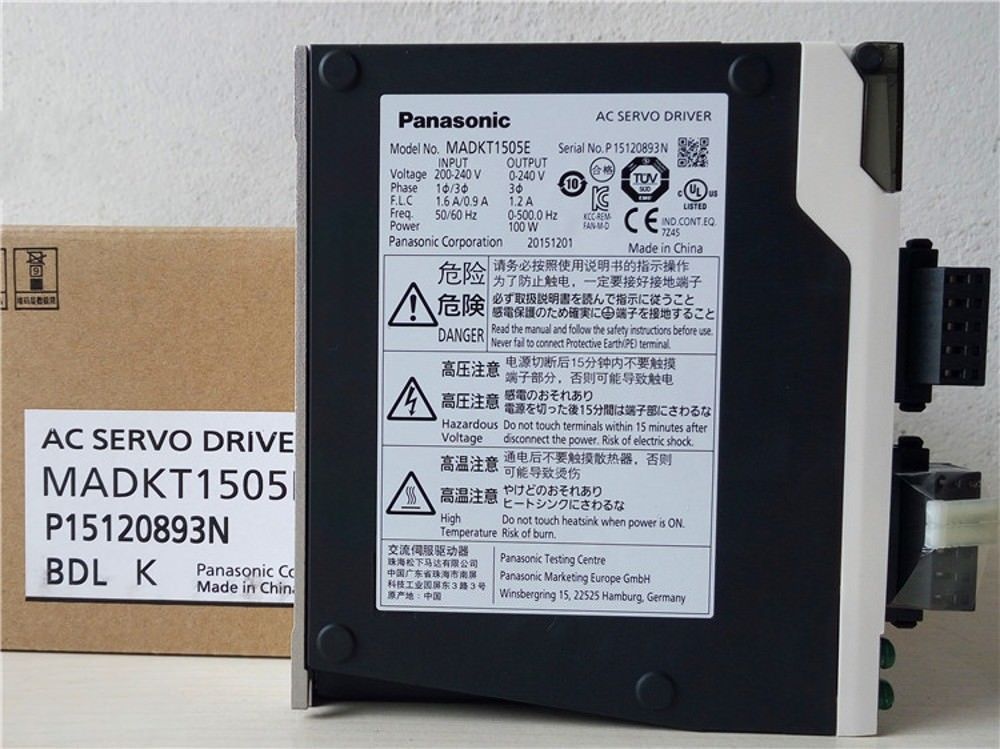 Neuer PANASONIC 100W AC-Servoantrieb MADKT1505E