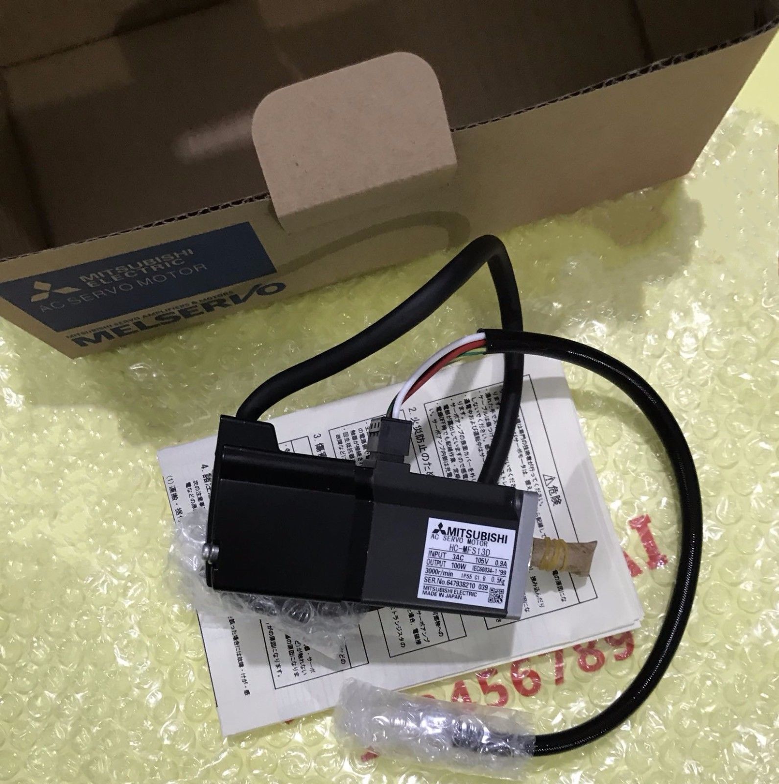 Mitsubishi Servo Motor HC-MFS13 HC-MFS13B HC-MFS13D HC-MFS13K HC-MFS13BK IN BOX