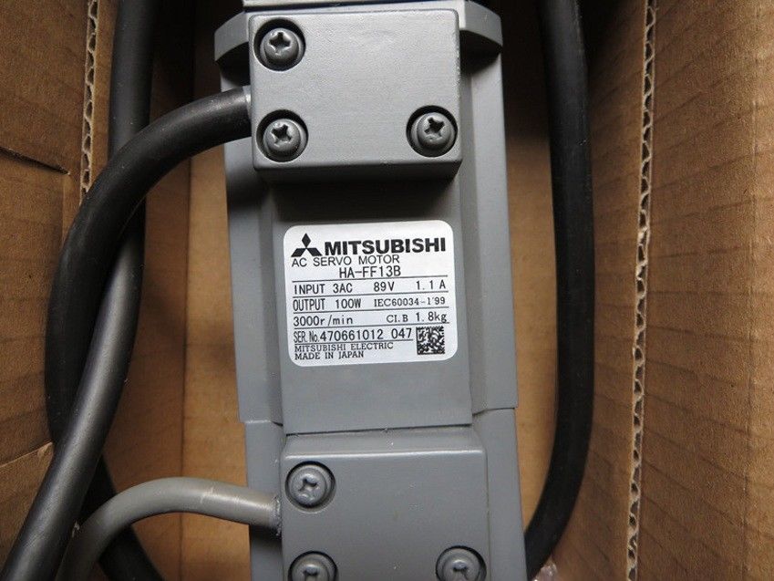 Brandneuer Mitsubishi Servomotor HA-FF13 HA-FF13B HA-FF13D IN KASTEN HAFF13BD