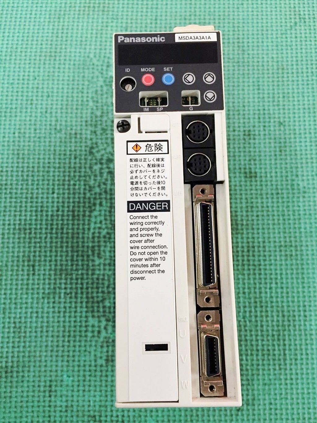 Panasonic BENUTZTE TESTEN AC SERVO TREIBER MSDA3A3A1A PERFEKTER ZUSTAND