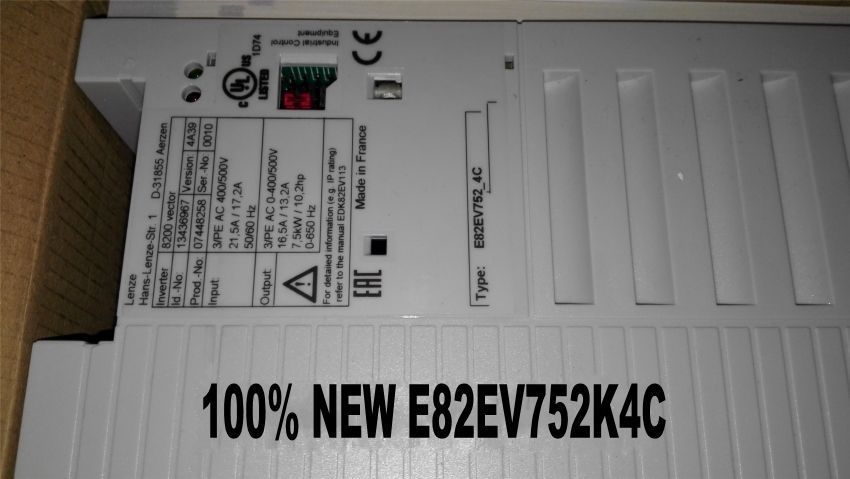 Echter Lenze SMD Wechselrichter 7.5KW E82EV752K4C E82EV752_4C