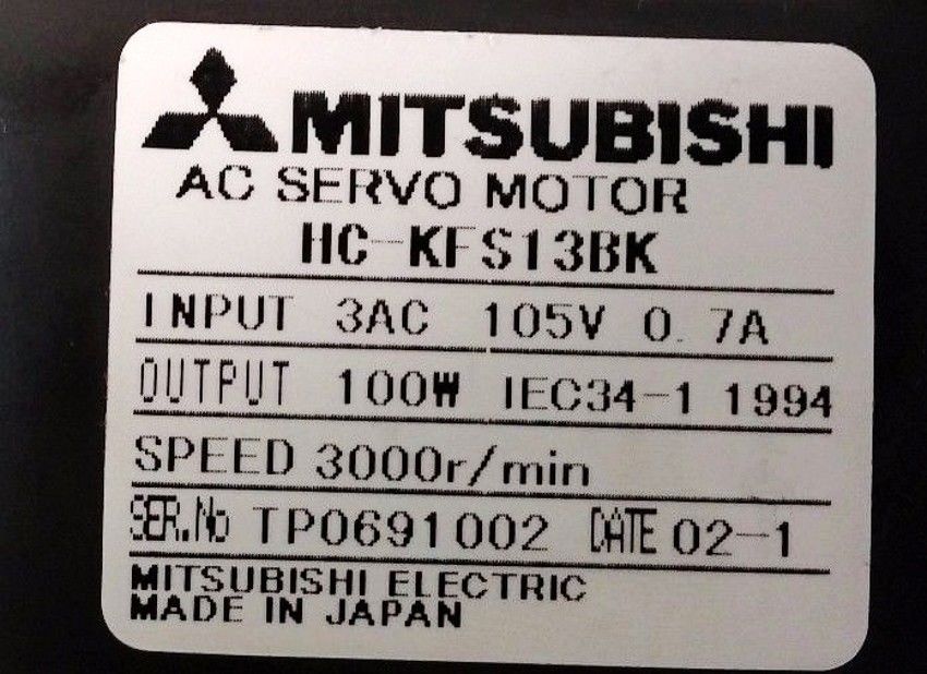 NEW&ORIGINAL Mitsubishi servo motor HC-KFS13BK HCKFS13BK in box