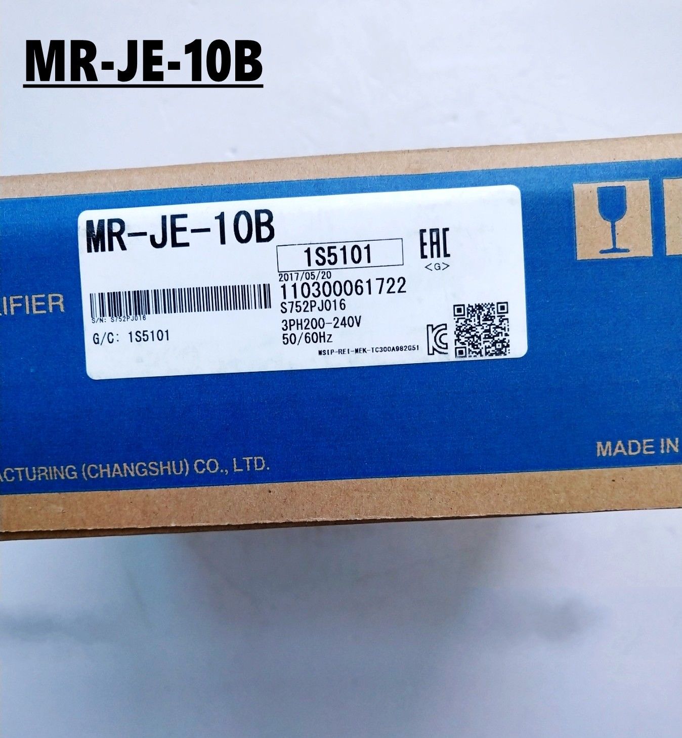 Neuer Mitsubishi 100W SSCNETIII/H Servoantrieb MR-JE-10B MRJE10B