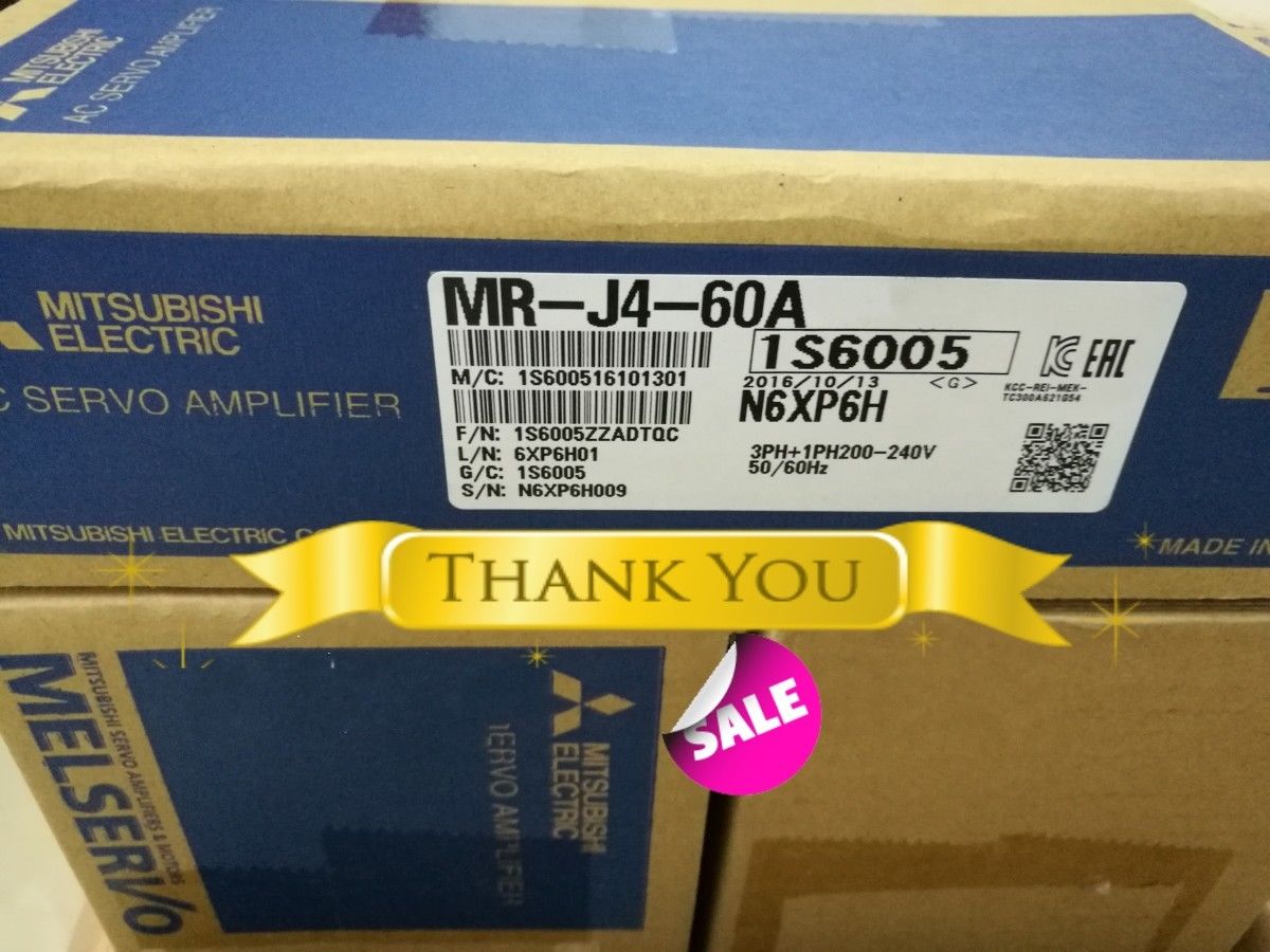 Brandneuer Mitsubishi Servoantrieb MR-J4-60A Im karton MRJ460A