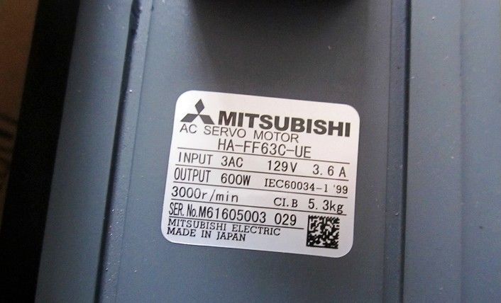 Neuer MITSUBISHI SERVOMOTOR HA-FF63C-UE SERVOMOTOR MIT NIEDRIGER Trägheit und kleiner Kapazität
