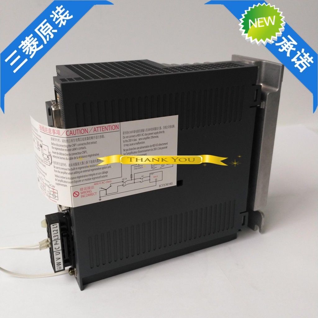 Mitsubishi MR-JE-100B AC-Servotreiber-Controller, 1000 W, Servoverstärker, hohe Leistung, IP20, 170 VAC